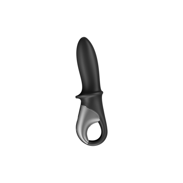 Vibromasseur noir USB, chauffant et connecté Hot Passion Satisfyer 